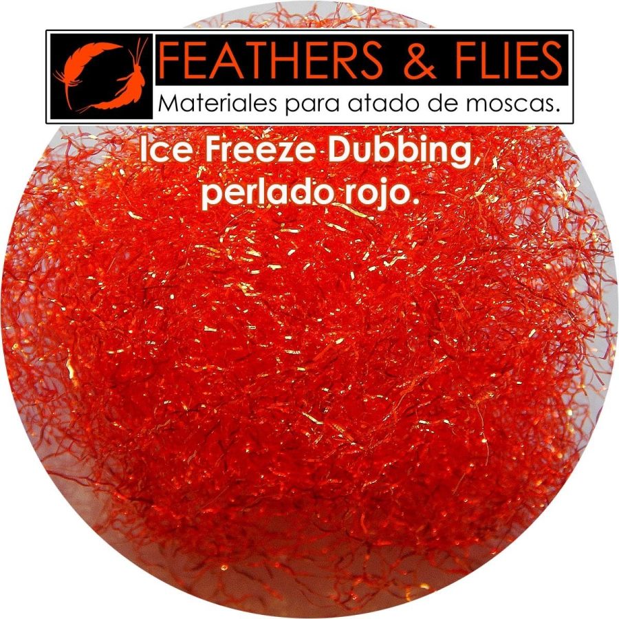 material de atado de moscas dubb ice freeze feathers n flies