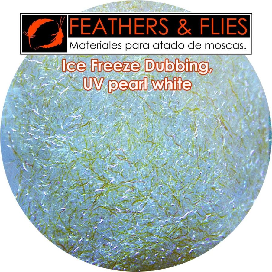 material de atado de moscas dubb ice freeze feathers n flies